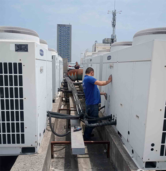 灵台中央空调制热和不制冷系统维修方法